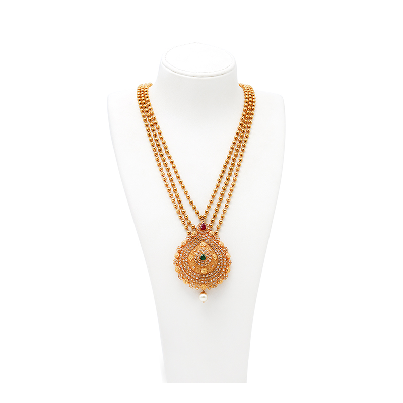 Polki Uncut Diamond Pearl Choker Necklace – Abdesignsjewellery