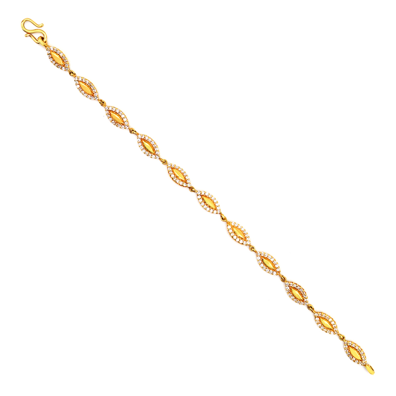 Modern Gold Bracelet  RANKA JEWELLERS